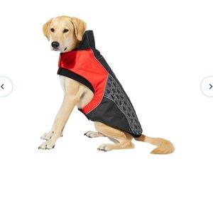 KONG 3-in-1 system dog coat jacket black/red medium